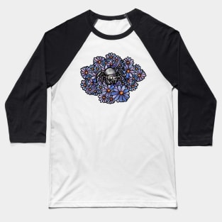 Spider Flower Bed Baseball T-Shirt